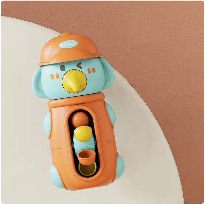 Duck & Elephant Waterwheel Bath Toy