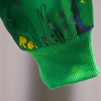 Dinosaur Print Kids' Windbreaker Jacket