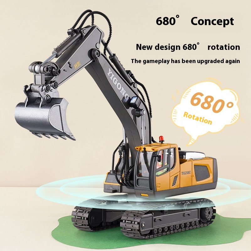 Kids' Excavator and Dump Truck Toys