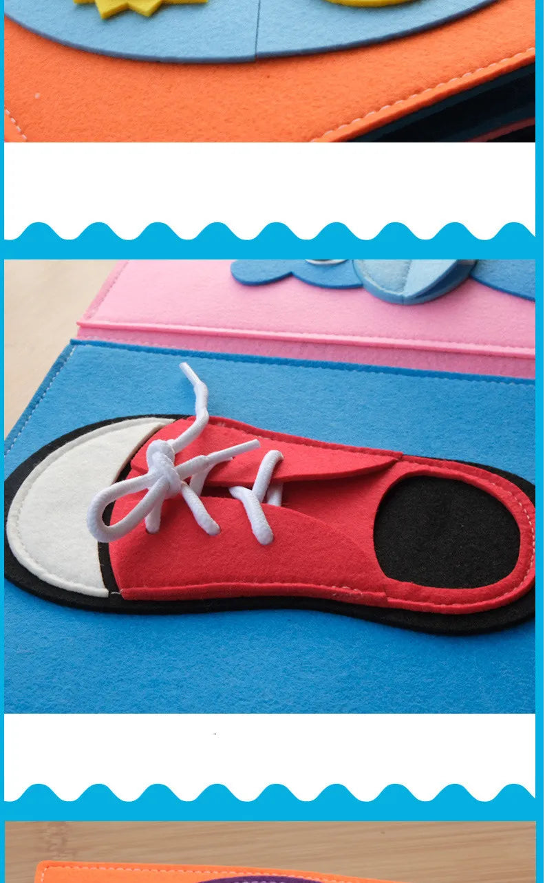 Montessori Felt Cloth Book