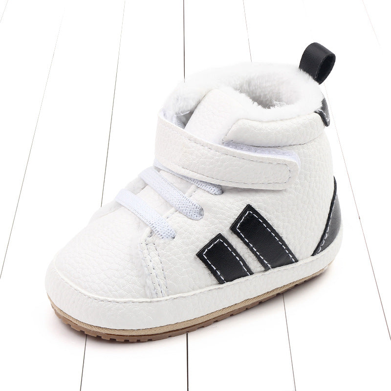 High-Top Soft-Sole Baby Sneakers