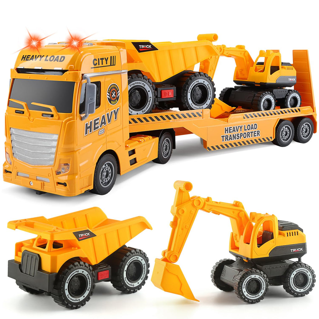 3-in-1 Construction Truck Playset
