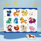 Wooden 3D Animal Puzzle Board