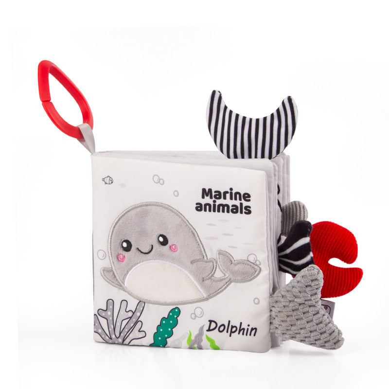 Black and White Tail Cloth Book