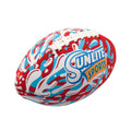 Waterproof Football with Pump – Scarlet