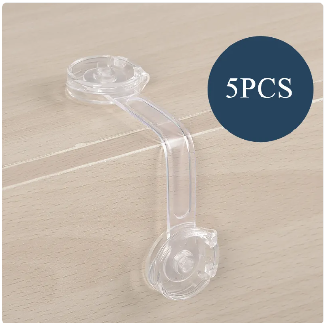 Clear Cabinet Safety Locks