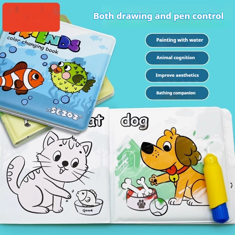 Magic Water Color-Changing Bath Book