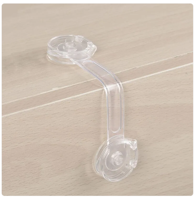 Clear Cabinet Safety Locks