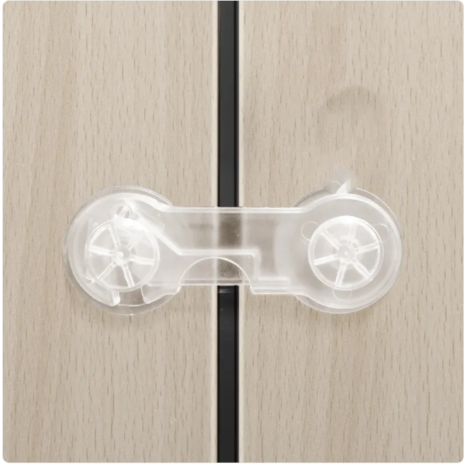 Clear Cabinet Safety Locks