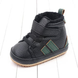 High-Top Soft-Sole Baby Sneakers