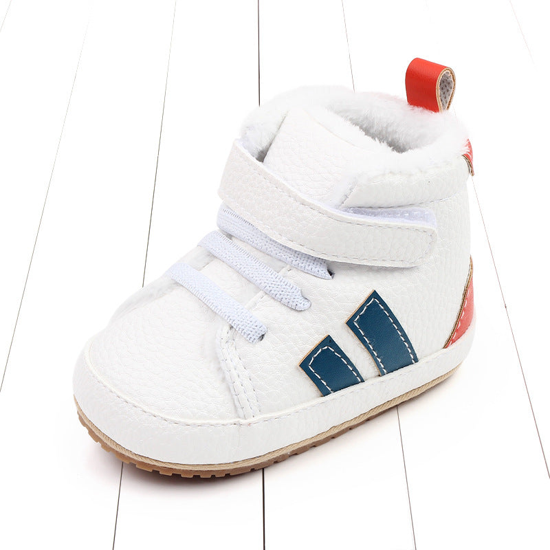 High-Top Soft-Sole Baby Sneakers