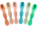 Silicone Self-Feeding Baby Spoons
