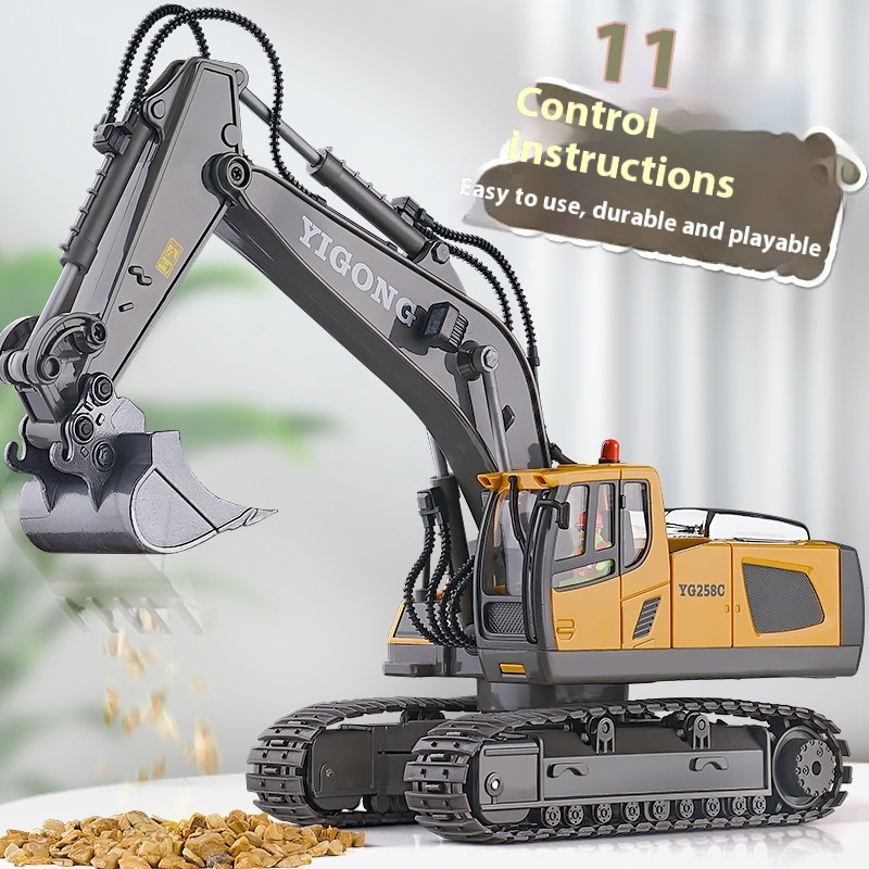 Kids' Excavator and Dump Truck Toys