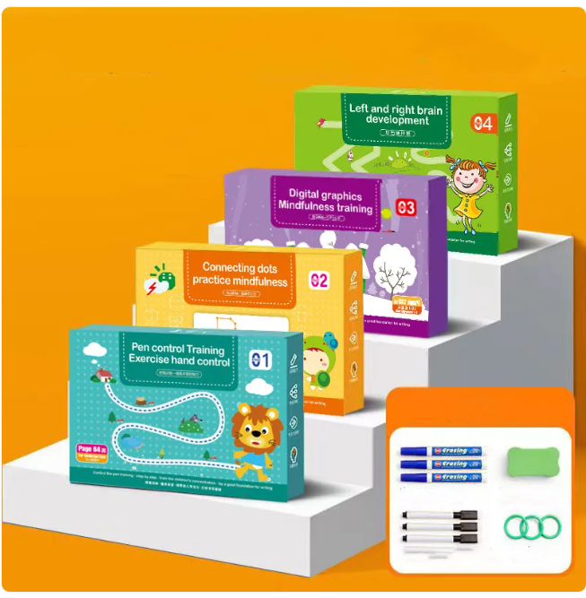 Erasable Kindergarten Practice Book