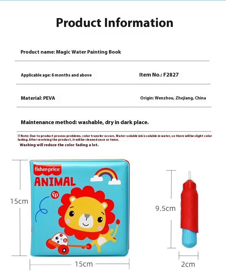 Magic Water Color-Changing Bath Book