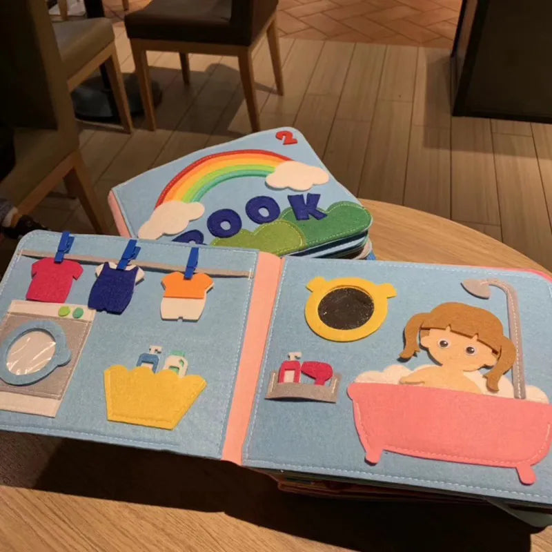Montessori Felt Cloth Book