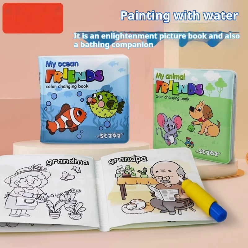 Magic Water Color-Changing Bath Book
