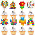 Building Block Cupcake Toppers (24 Pack)