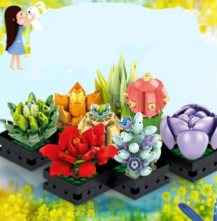Flower Building Blocks
