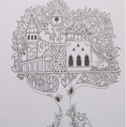 Magic Forest Coloring Book