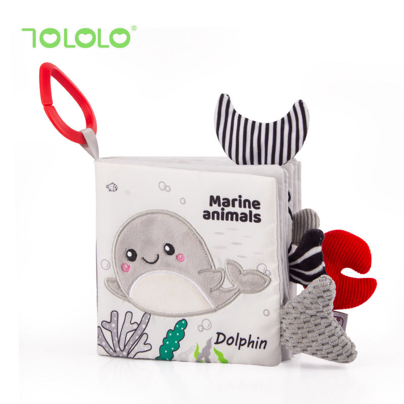 Black and White Tail Cloth Book