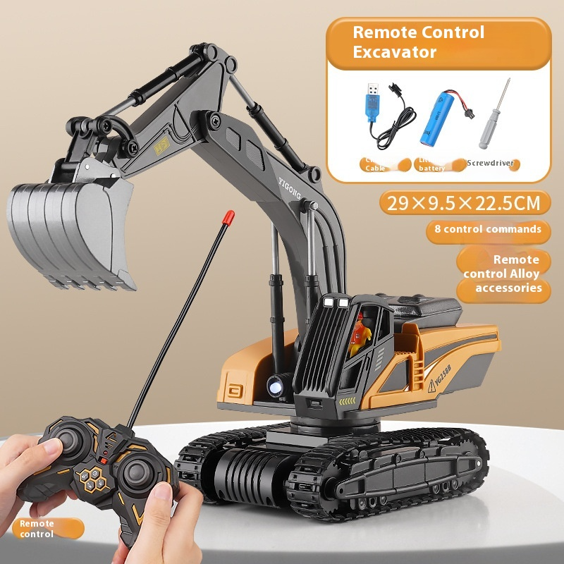 Kids' Excavator and Dump Truck Toys