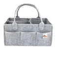 Large Diaper Caddy Organizer – Cloud Grey