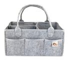 Large Diaper Caddy Organizer – Cloud Grey