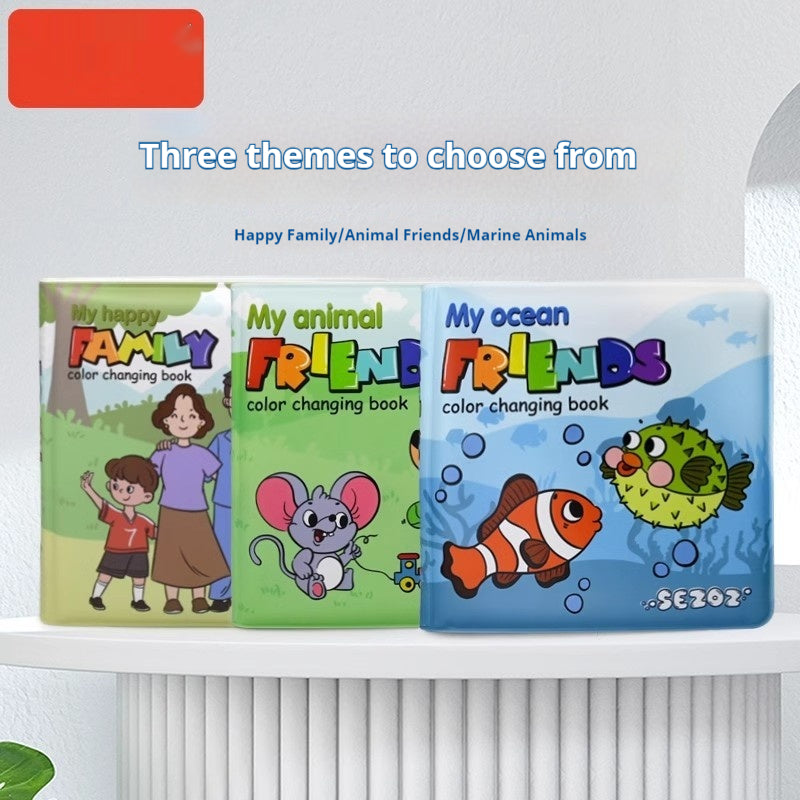 Magic Water Color-Changing Bath Book