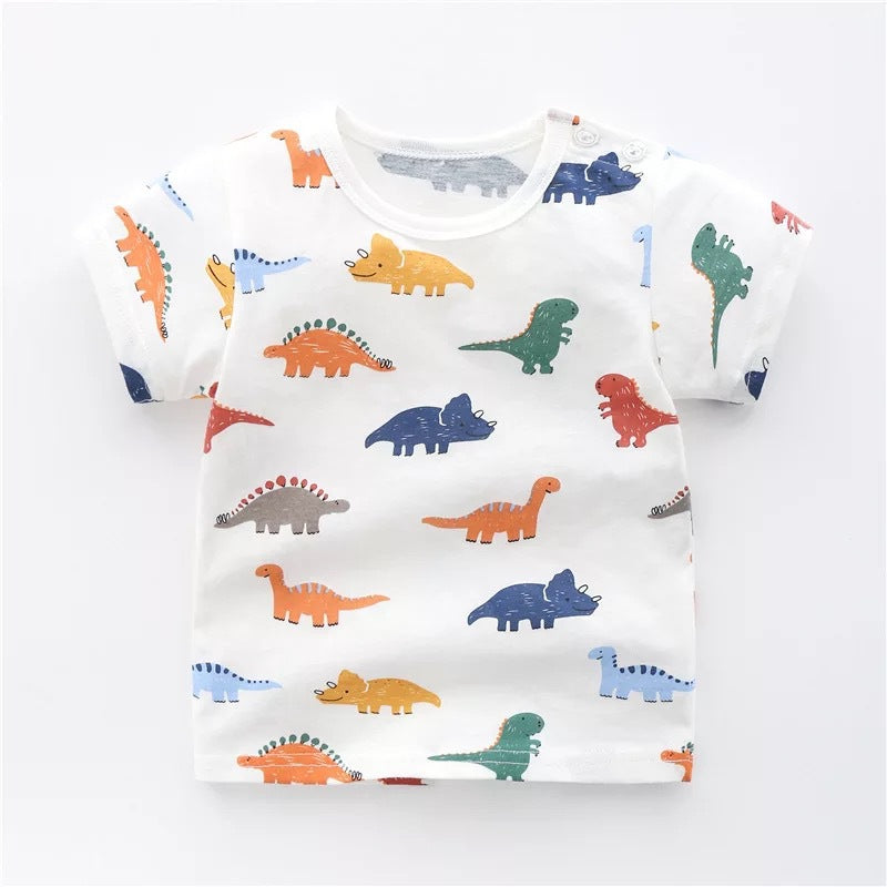 Cotton T-Shirts for Babies and Kids