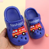 Fire Truck Non-Slip Kids' Slippers