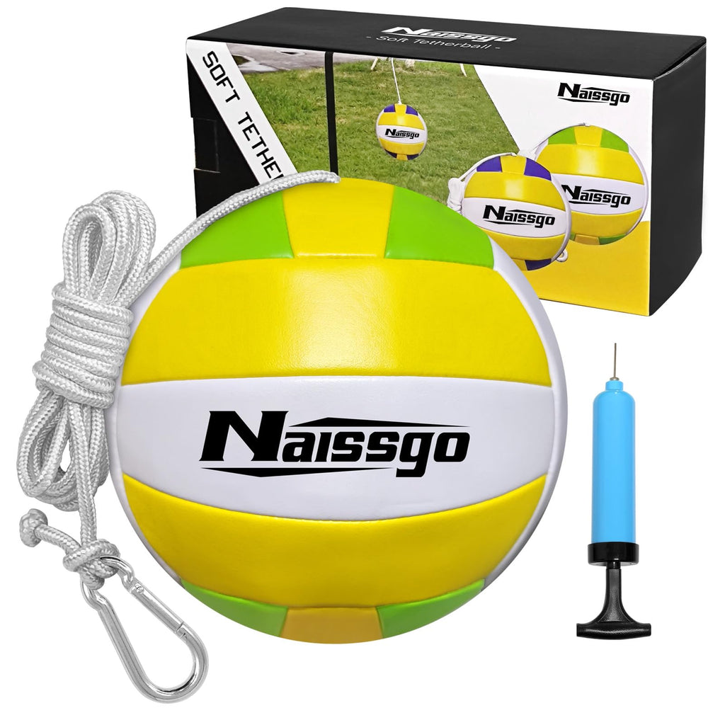 Tetherball Set with Rope, Hook and Pump