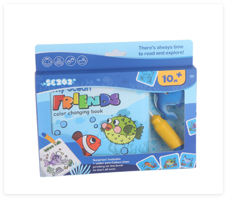 Magic Water Color-Changing Bath Book