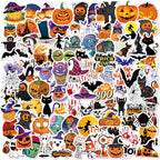 Halloween Pumpkin Stickers (100 Pack)
