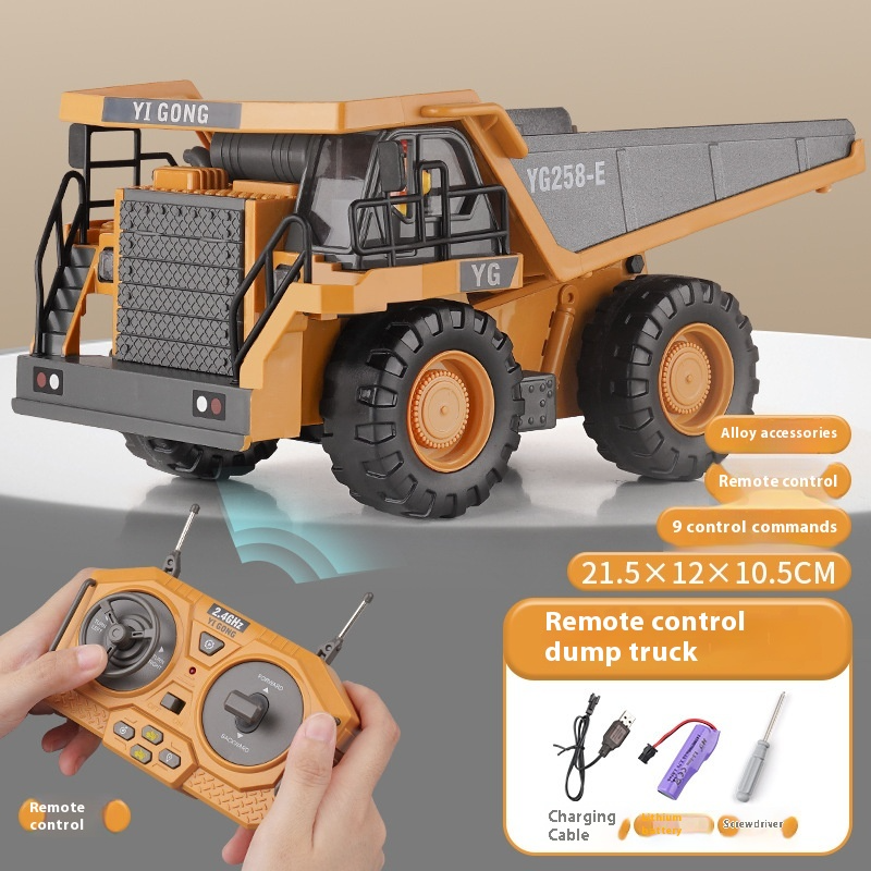Kids' Excavator and Dump Truck Toys