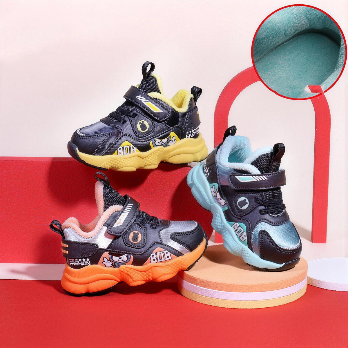Kids' Plush-Lined Sneakers – all colors